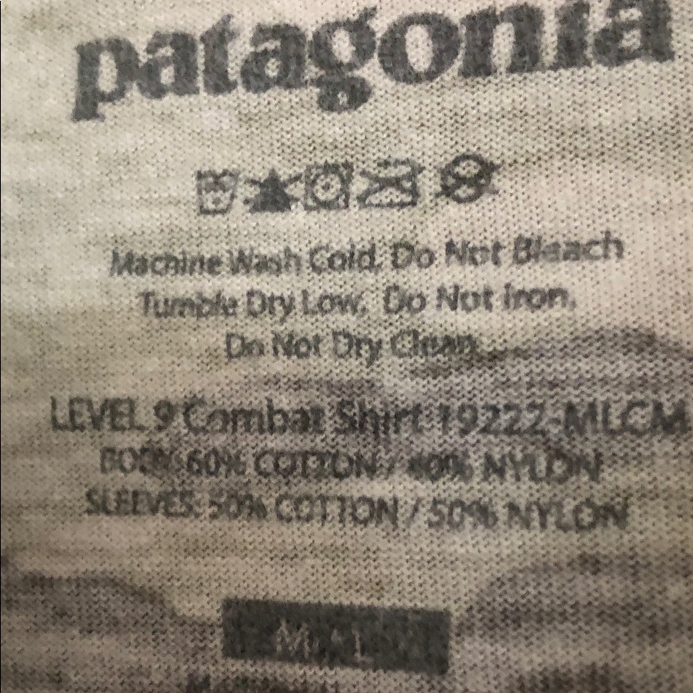 Patagonia Multicam Long Sleeve Half-Zip Tactical Shirt - Green/Brown - Picture 6 of 7